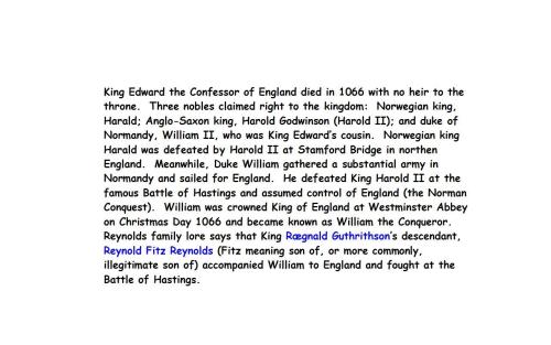 50060 Reynolds Name history