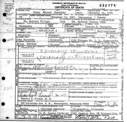 70530 Reynolds Henry D Cert