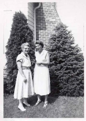 Betty-Brennand-Ruth-Erdman-in-Chatfield-MN-1953