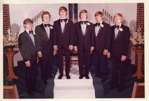 Willia-and-Duane-Mueske-Wedding-1972-Groom s-Party