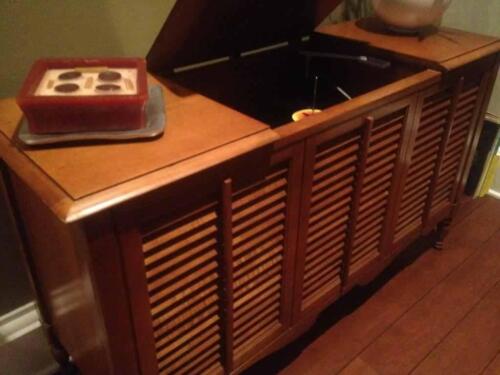 Mid-Century Console Stereo System