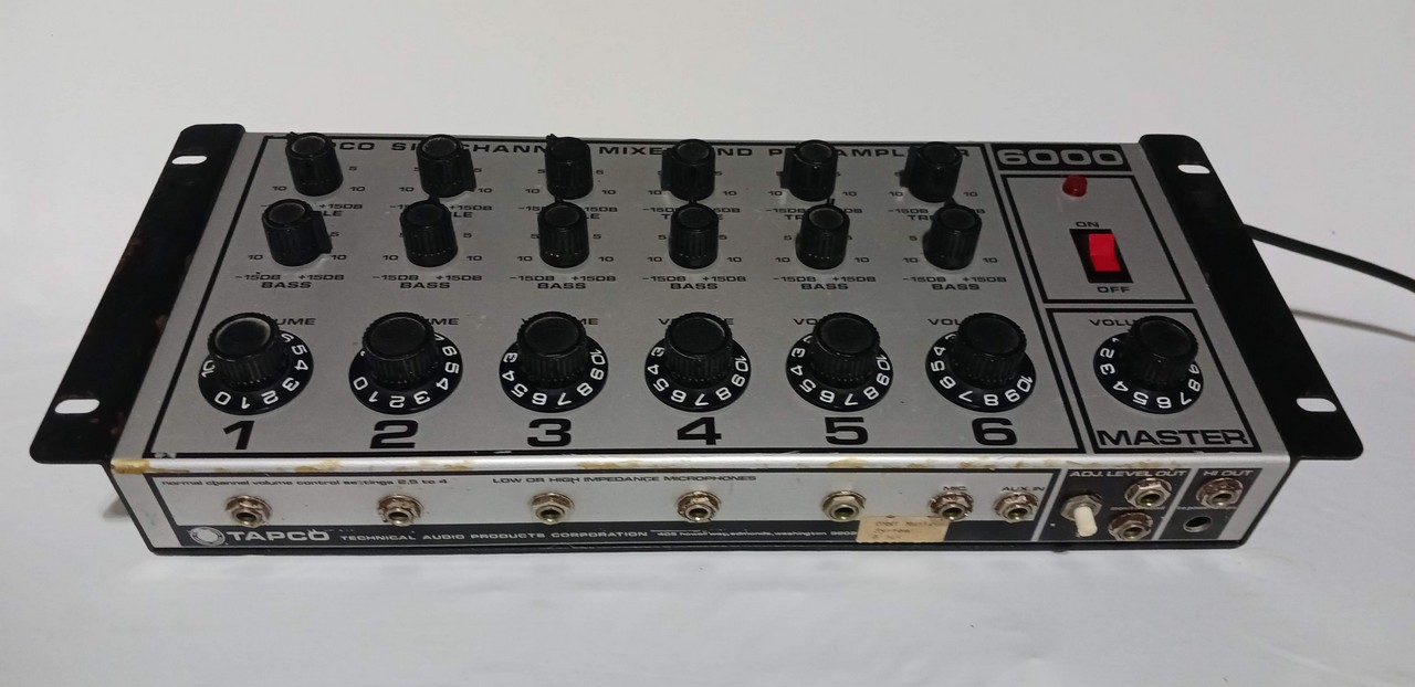 Tapco 6000 mixer