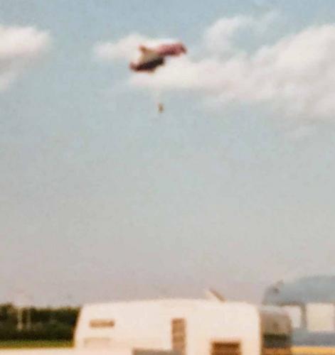 Check canopy and release steering lines - spot landing zone and steer accordingly