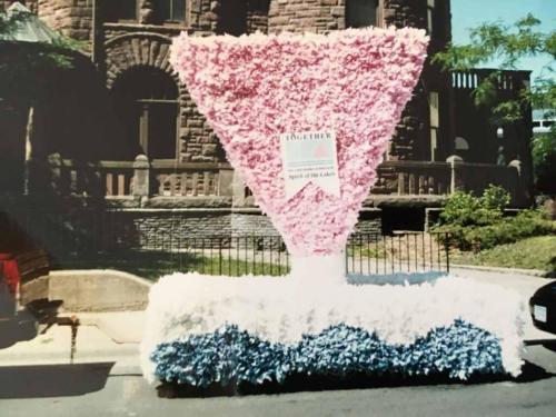 Gay Pride float