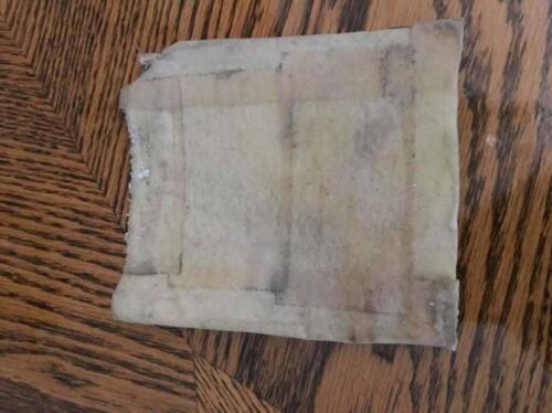 Genuine asbestos pouch