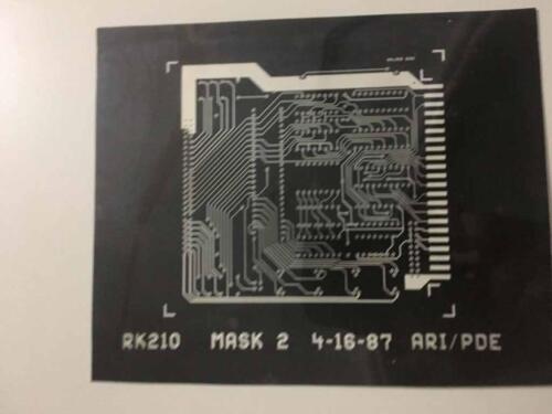 Negative artwork for circuit board