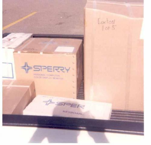 First shipment heading to airport 