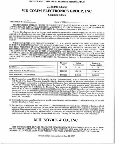 Stock offering for franchised stores